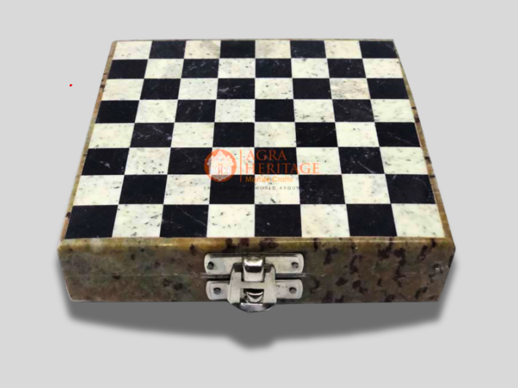 Marble Chess Set With Chess Pieces Chess Lover Gift